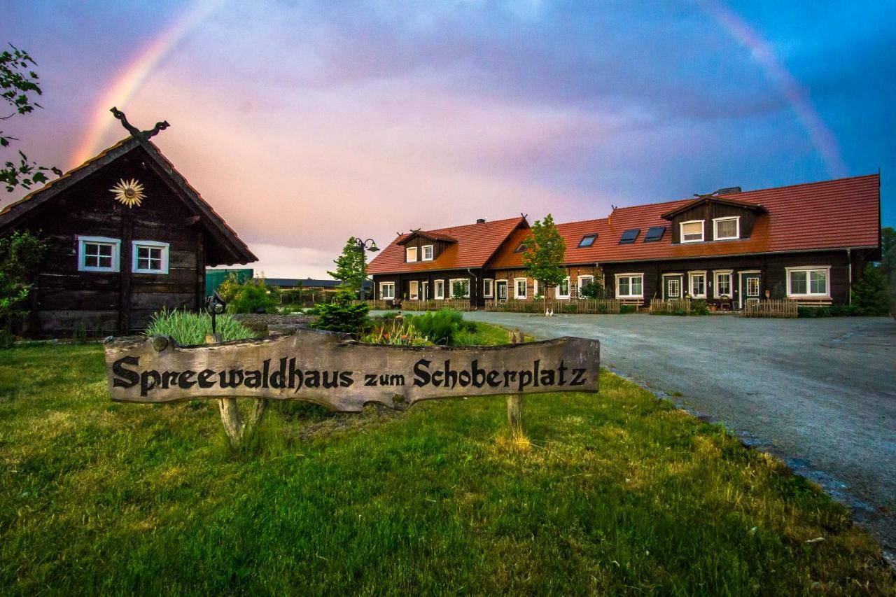Spreewaldhaus Zum Schoberplatz Lübben Exterior foto