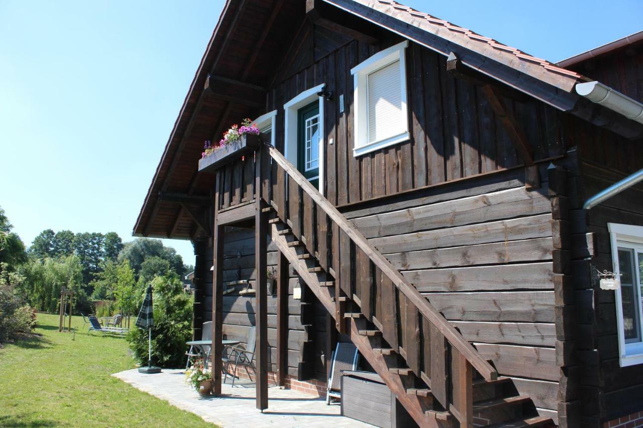 Spreewaldhaus Zum Schoberplatz Lübben Exterior foto